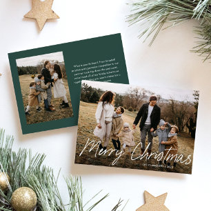 Modern Simple Script Frohe Weihnachten 2 Foto