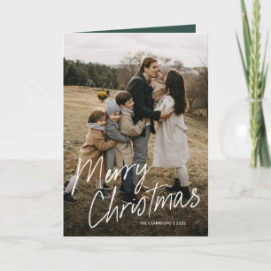 Modern Simple Script Frohe Weihnachten 5 Foto