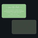 Modern Simple Script Save the Date Card Visitenkarte<br><div class="desc">Modernes,  einfaches Script Save The Date Cards,  perfekt für eine stilvolle Hochzeitsfeier.</div>