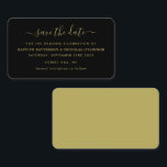 Modern Simple Script Save the Date Card Visitenkarte<br><div class="desc">Modernes,  einfaches Script Save The Date Cards,  perfekt für eine stilvolle Hochzeitsfeier.</div>