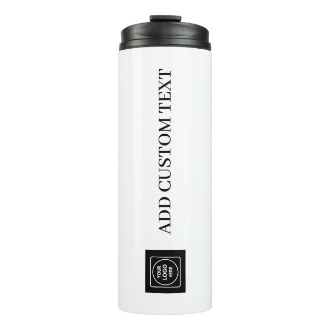 Modern Simple Template Business Logo Promotion Thermosbecher (Vorderseite)