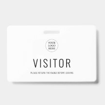 Modern Simple Visitenpass Company Logo