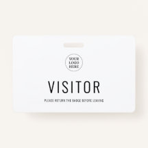 Modern Simple Visitenpass Company Logo
