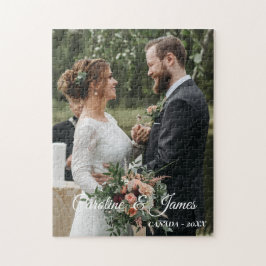 Modern Simple wedding Photo Puzzle