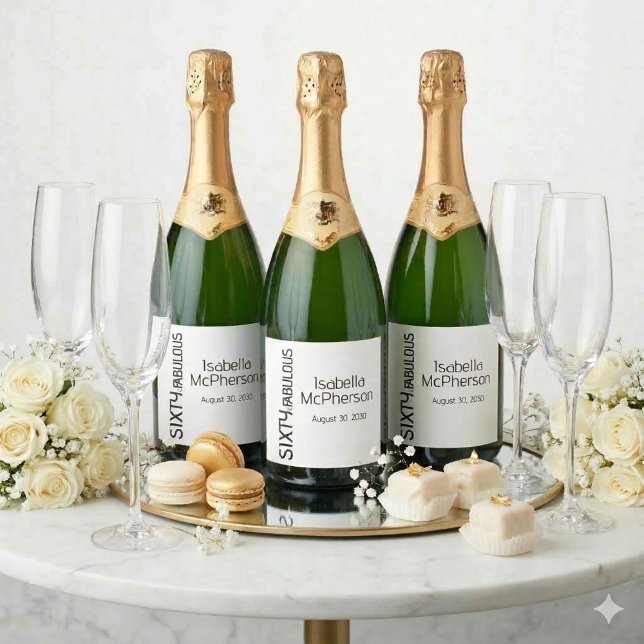 Modern Sixty and Fabulous Bold Birthday Party (Von Creator hochgeladen)