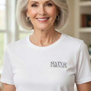 Modern Sixty und Fabulous Bold 60. Geburtstag Tri-Blend Shirt