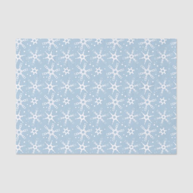 Modern Snowflake-Design-Designpapier Seidenpapier (Vorderseite)