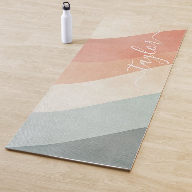 Modern Soft Rainbow Abstrakt Yogamatte (Beispiel)