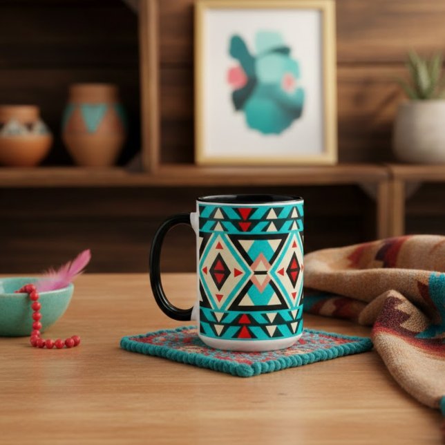Modern Southwest Style Mug Tasse (Von Creator hochgeladen)