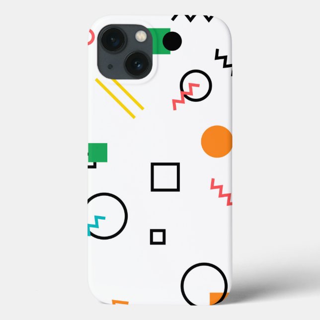 Modern, spielerisch, cool, trendy, geometrisch geg Case-Mate iPhone hülle (Rückseite)