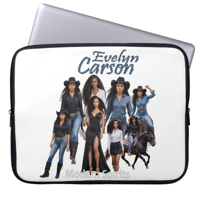 Modern Spirits Evelyn Carson Cover Art Laptop Hüll (Vorderseite)