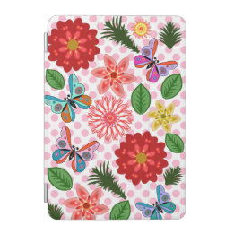 Modern Spring Garden Butterfly Floral  iPad Mini Hülle