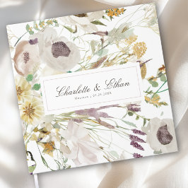 Modern Spring Wedding Gästebuch