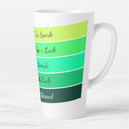 Modern St. Patrick’s Day Gradient Milchtasse