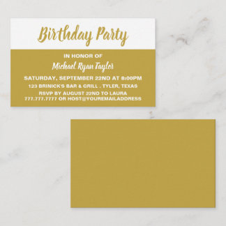 Modern & stilvoll - Geburtstagsparty Ticket