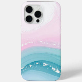 Modern Stone Dusty Blue Marble Case-Mate iPhone Hülle