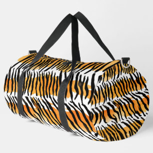 Modern Strippenfelle Tigerfelle Print Wildtiere Duffle Bag