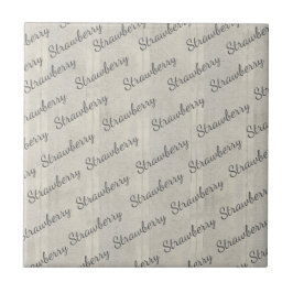 Modern stylish script text in smoky pattern Grey Fliese
