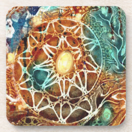 Modern Sun Burst Jewel Untersetzer von Joya Eve