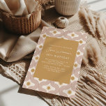 Modern Sun Moon Line Terracotta Gold 40th Birthday Einladung<br><div class="desc">Modern and aesthetic,  this celestial 40th birthday invitation features a sun and moon geometric lines pattern in terracotta and gold. *age can be easily changed</div>