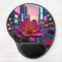 Modern Sunrise Bloom mousepad - gel pad