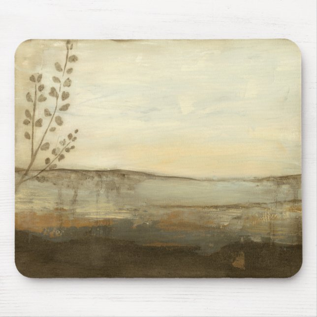 Modern Sunset Landscape Oil Painting Mousepad (Vorne)