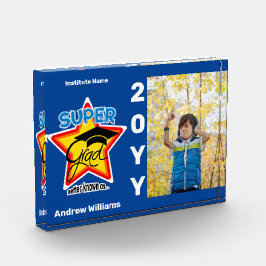 Modern Super Grad - Text, Foto, Farbe personalisie Fotoblock