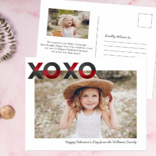 Modern & Süß Valentinsgrußkarte Postkarte