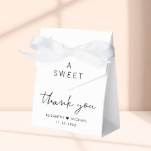 Modern Sweet Vielen Dank für Ihre Hochzeit