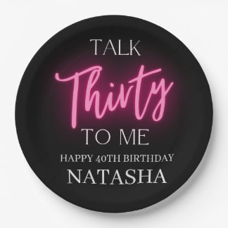 Modern Talk 30 zu mir 30. Geburtstag Party Pappteller