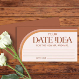 Modern Terracotta Arch Date Nacht Ideen. Datum jar Begleitkarte