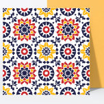 Modern Texture Mexican Papel Picado Colorful Fliese<br><div class="desc">Mit unserem stilvollen mexikanischen Papel Picado Farbtupfer Keramik Tile fügen Sie Ihrem Dekor einen Glanz hinzu. Diese lebendige Kachel zeichnet sich durch ein feines Design aus, das durch die traditionelle Kunst des Papelpicados inspiriert wird. Sie zeigt eine Vielzahl lebendiger Farben, die jedem Raum eine festliche Atmosphäre verleihen. Diese hochwertige Keramik-Kachel...</div>