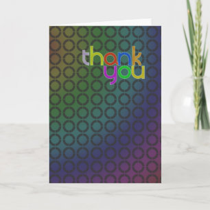Modern Thank You card Dankeskarte