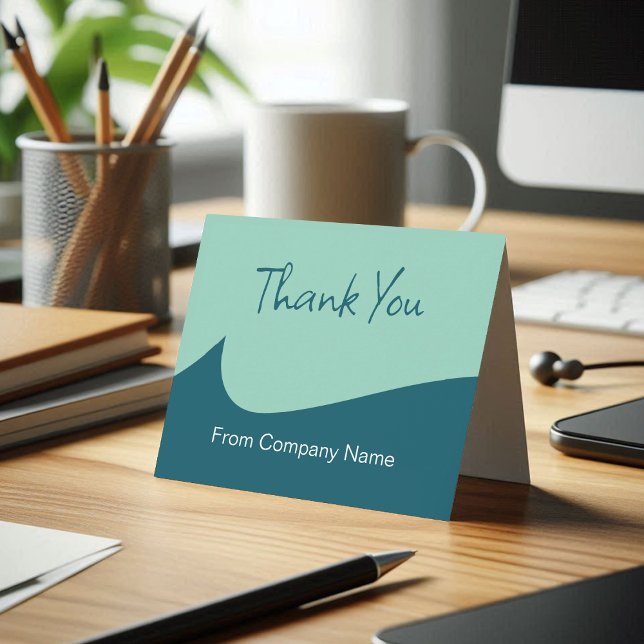 Modern Trendy Business Thank You Cards Dankeskarte (Von Creator hochgeladen)