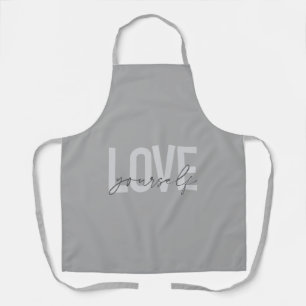 Modern, trendy, einfach, urbanes Design Love Yours Schürze