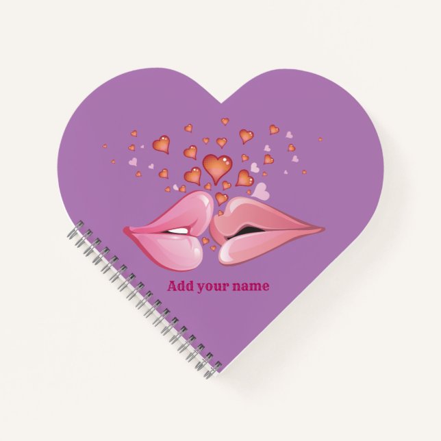 Modern trendy Elegante Wählen Sie eine andere Lieb Notizbuch (Vorderseite)