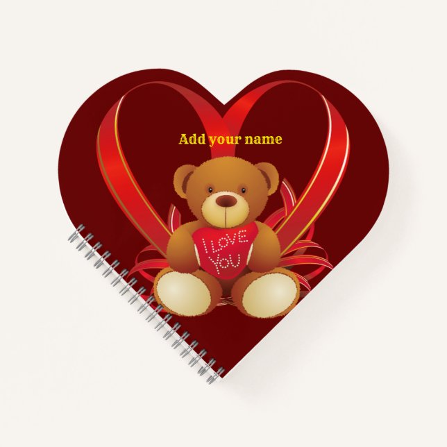 Modern trendy Elegante Wählen Sie eine andere Lieb Notizbuch (Vorderseite)