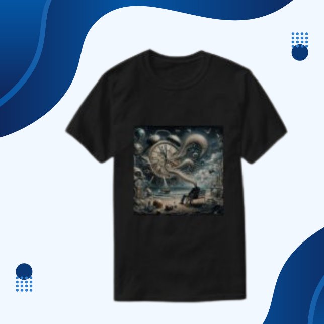 Modern trendy Man Time Sky Surreal T-Shirt (Von Creator hochgeladen)