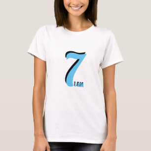 Modern trendy sieben ich bin T-Shirt