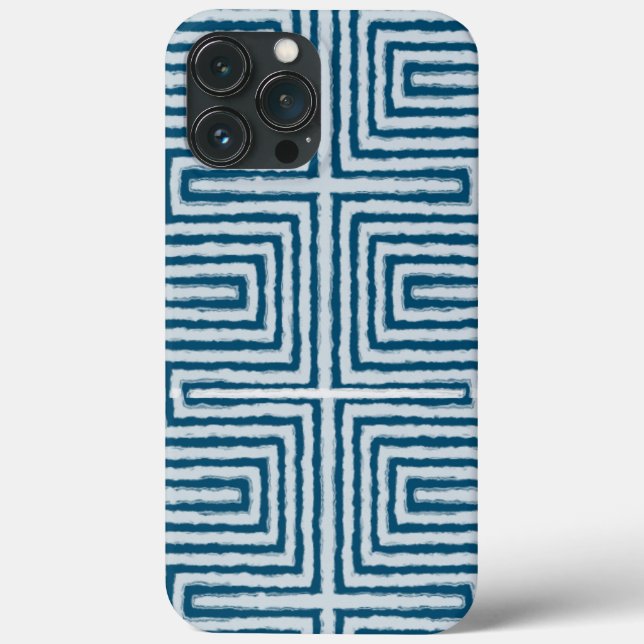 Modern Tribal African Maze Case-Mate iPhone Hülle (Rückseite)