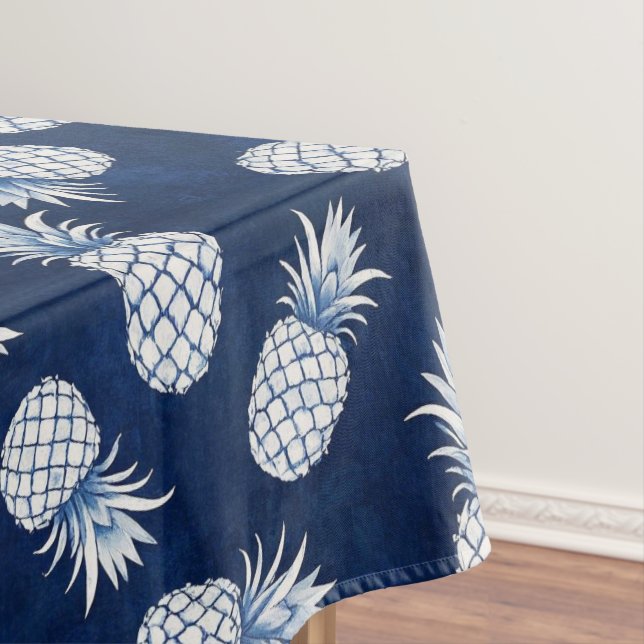 Modern Tropical Pineapple Watercolor Tischdecke (Beispiel)