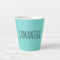 Modern Typografy Name Blue Green