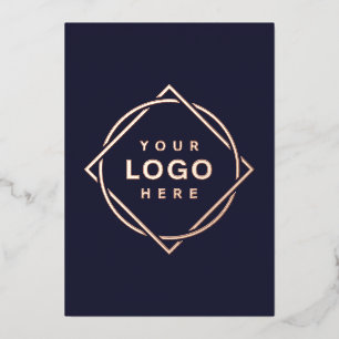 modern und elegant 5" x 7" Foil Einladung