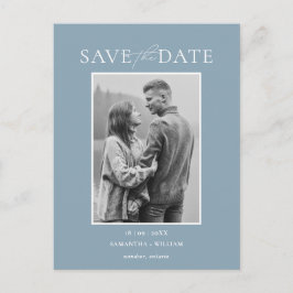 Modern und Elegant Einfach Save-the-Date Ankündigungspostkarte