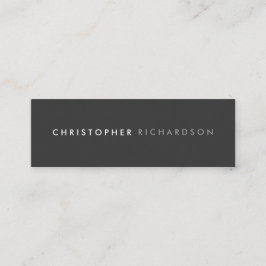 MODERN und MINIMAL Nr. 4 Skinny Business Card Mini Visitenkarte