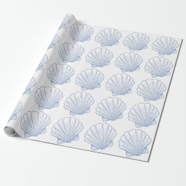 Modern Under The Sea You Soon Blue Baby Shower Geschenkpapier