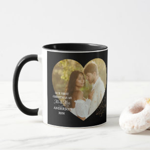 Modern Unser erstes Weihnachten als Herr und Frau Tasse