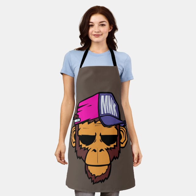 Modern Urban Monkey Schürze (Getragen)