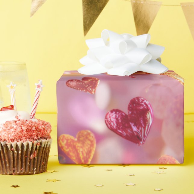 Modern Valentine Wrapping Paper– Abstract Colorful Geschenkpapier (Geburtstagsparty)