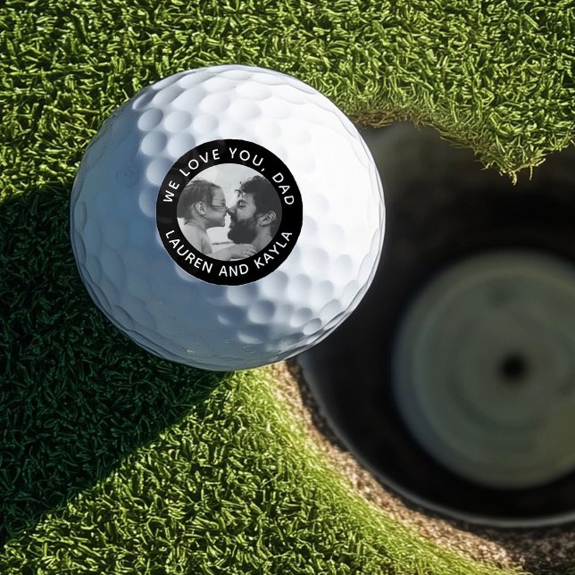 Modern VATER Sports Fan Foto Golfer Vater Geburtst Golfball (Von Creator hochgeladen)